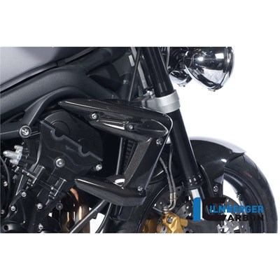 Bild von Wasserkühlerabdeckung rechts Carbon für Triumph Street Triple 675