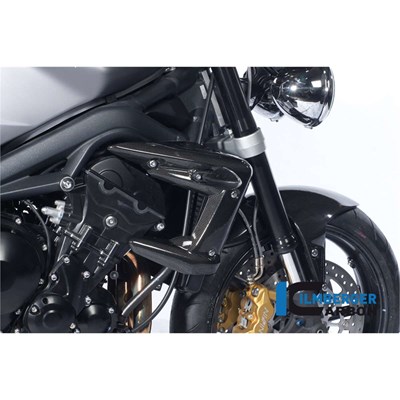 Bild von Wasserkühlerabdeckung rechts Carbon für Triumph Street Triple 675