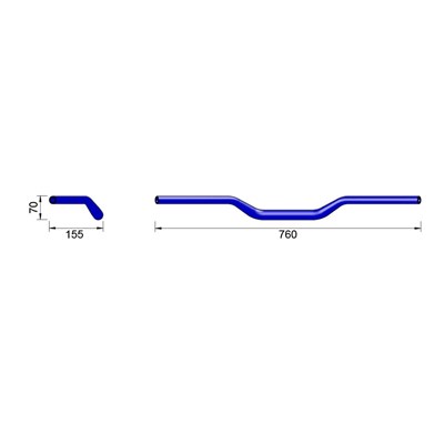 Bild von X-Bar Lenker Superbike X01