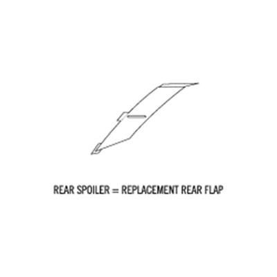 Bild von X-Spirit III REPLACEMENT REAR FLAP (SMALL)