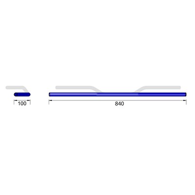 Bild von Alu-Lenker Drag Bar AD2, 22.2mm