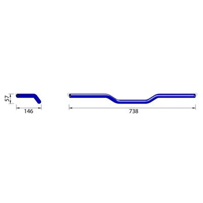 Bild von Alu-Lenker Superbike AN1, 22.2mm