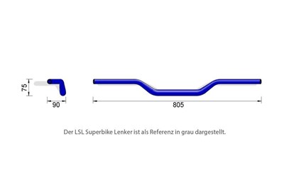Bild von Alu-Lenker X-Bar Cross Bar X00, 28.6mm