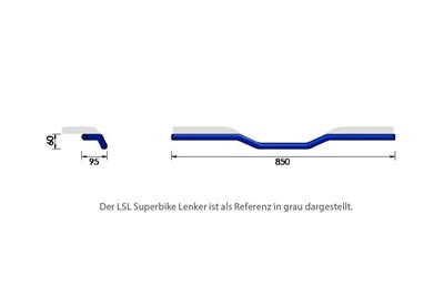 Bild von Alu-Lenker X-Bar Cross Bar X00, 28.6mm