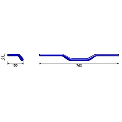 Bild von Alu-Lenker X-Bar Superbike X01, 28.6mm