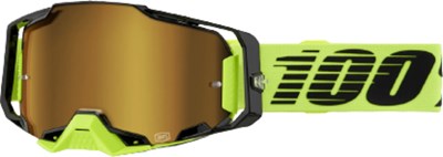 Bild von ARMEGA Goggle Neon Yellow - Mirror Gold Lens