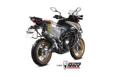 Bild von Auspuff Oval Inox-Black