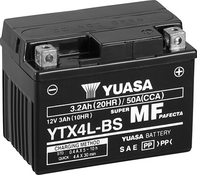 Bild von Batterie YUASA YTX4L-BS
