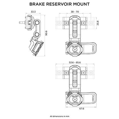 Bild von BRAKE RESERVOIR MOUNT