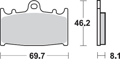 Bild von Bremsbeläge für M-M 4K-Bremszange