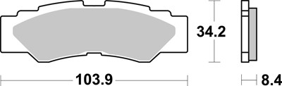 Bild von Bremsbeläge Offroad Sinter