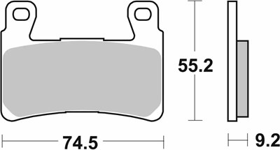 Bild von Bremsbeläge Racing Dual Sinter