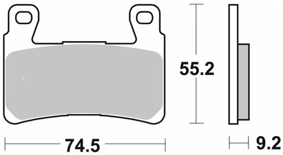 Bild von Bremsbeläge Racing Dual Sinter
