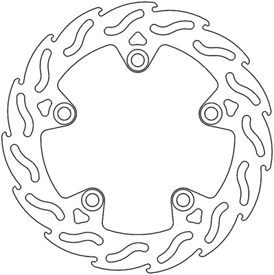 Bild von Bremsscheibe Flame hinten