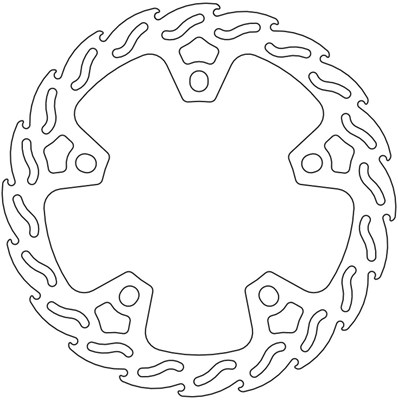 Bild von Bremsscheibe Flame vorne links