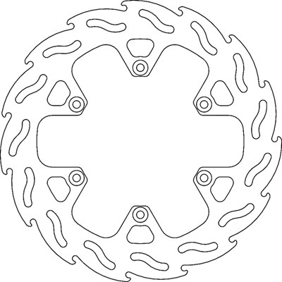 Bild von Bremsscheiben Flame hinten