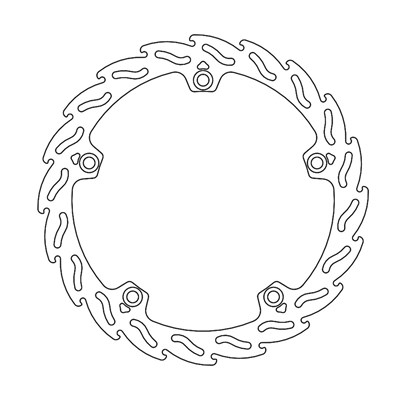 Bild von Bremsscheiben Flame hinten