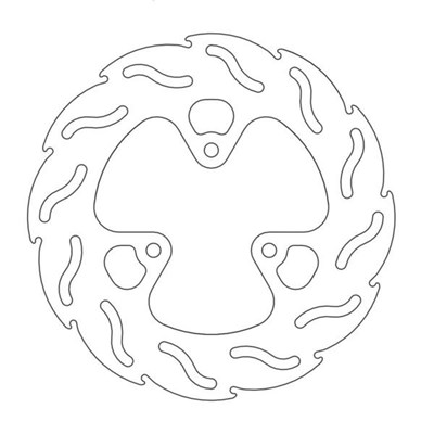 Bild von Bremsscheiben Flame hinten