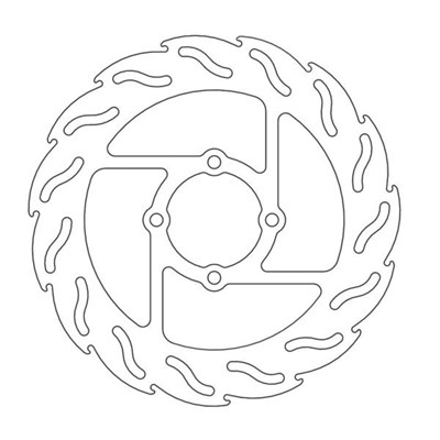 Bild von Bremsscheiben Flame hinten