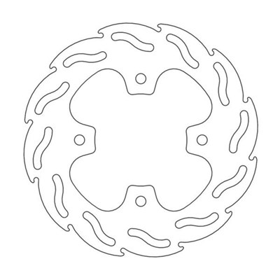 Bild von Bremsscheiben Flame hinten