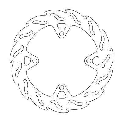 Bild von Bremsscheiben Flame hinten
