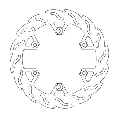 Bild von Bremsscheiben Flame hinten