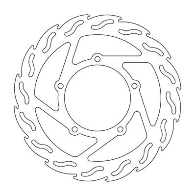 Bild von Bremsscheiben Flame hinten