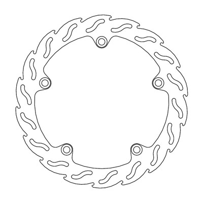 Bild von Bremsscheiben Flame hinten