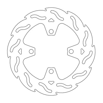 Bild von Bremsscheiben Flame hinten