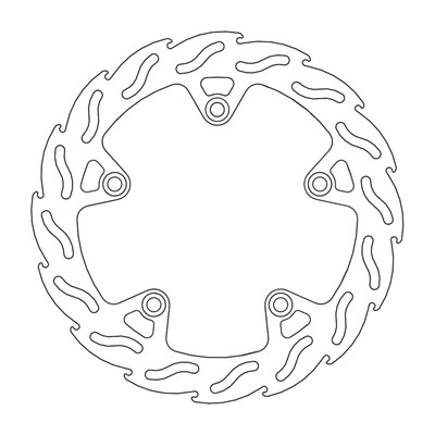 Bild von Bremsscheiben Flame hinten