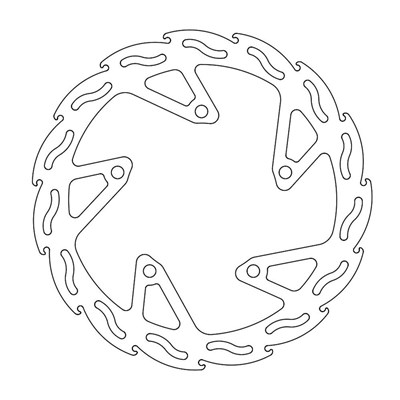 Bild von Bremsscheiben Flame hinten