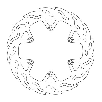Bild von Bremsscheiben Flame hinten
