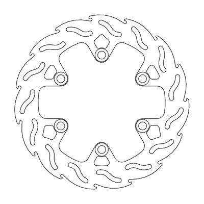 Bild von Bremsscheiben Flame hinten