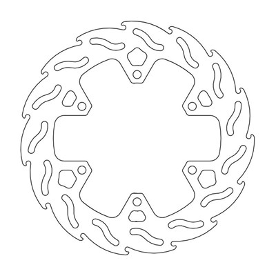 Bild von Bremsscheiben Flame hinten