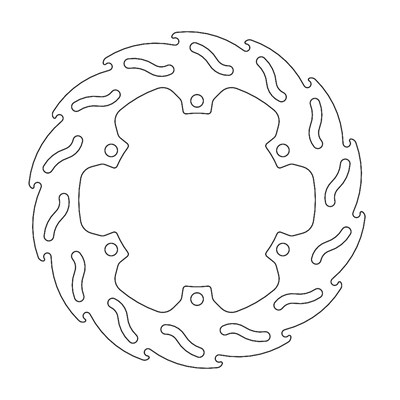 Bild von Bremsscheiben Flame hinten