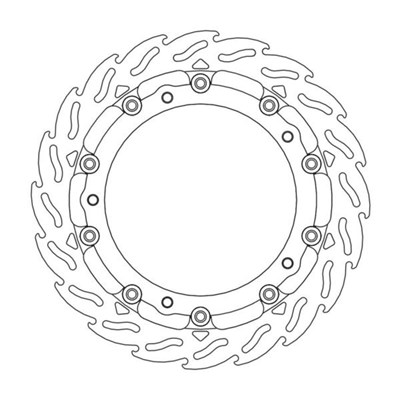 Bild von Bremsscheiben Flame hinten