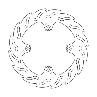 Bild von Bremsscheiben Offroad Flame hinten