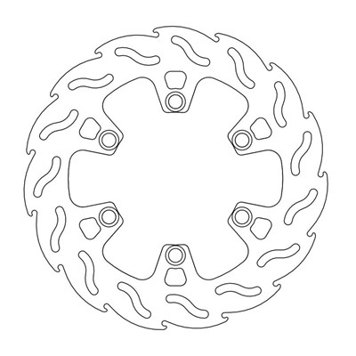 Bild von Bremsscheiben Offroad Flame hinten