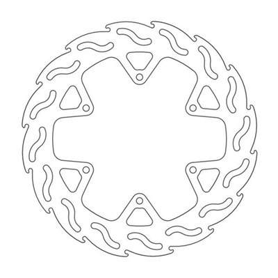 Bild von Bremsscheiben Offroad Flame hinten