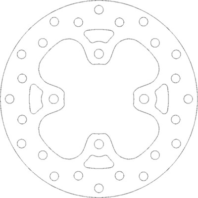 Bild von Bremsscheiben Quad Flame