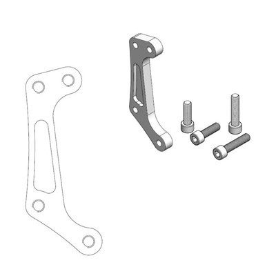 Bild von Bremszangenadapter 300mm auf OEM Zange
