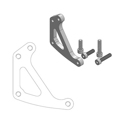 Bild von Bremszangenadapter SM 320mm auf M-M Bremszangen