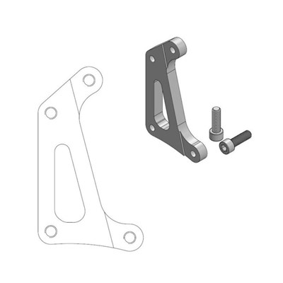 Bild von Bremszangenadapter SM 320mm auf M-M Bremszangen