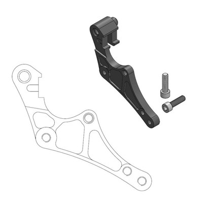 Bild von Bremszangenadapter SM 320mm auf M-M Bremszangen