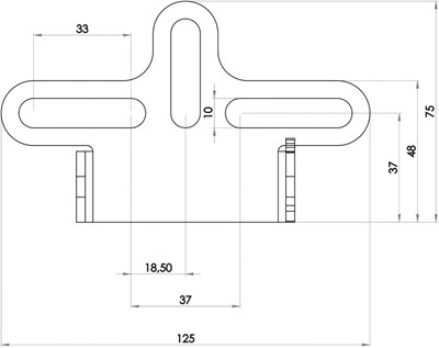 Bild von Kennzeichenhalter Universal