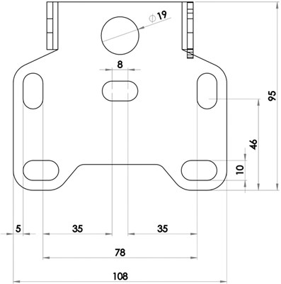 Bild von Kennzeichenhalter Universal