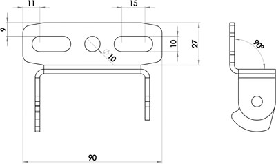 Bild von Kennzeichenhalter Universal
