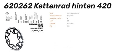 Bild von Kettenkranz 7075 Alu