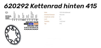 Bild von Kettenkranz 7075 Alu
