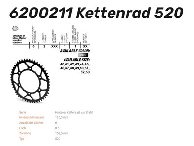 Bild von Kettenkranz Stahl Ultralight